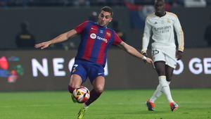 Ferran Torres contra el Madrid en la Supercopa